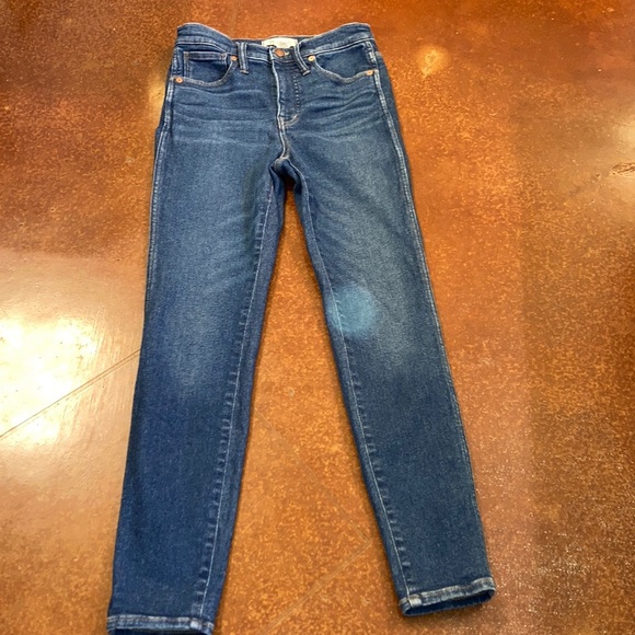 EUC Women’s Madewell 10” High Rose Skinny Denim Jeans Sz 26 - Picture 1 of 10